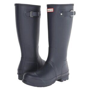 Hunter Original Tall Navy Rain Boots sz 8